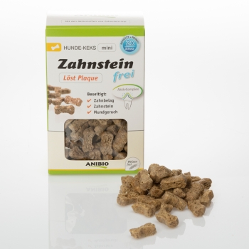 ANIBIO Zahnstein-frei Keks mini 190g Zahnpflege für Hunde
