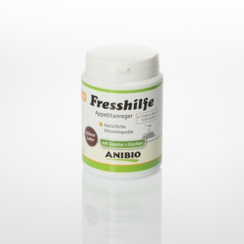ANIBIO Fresshilfe-Pulver 120g Appetitanreger für Hunde & Katzen