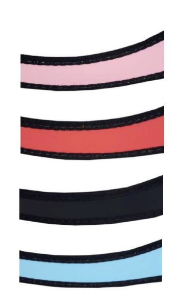 Tre Ponti Geschirr Easy Fit Fashion Polka Dot BOW rosa Click-Verschluss  schwarzer Rand TF045-A